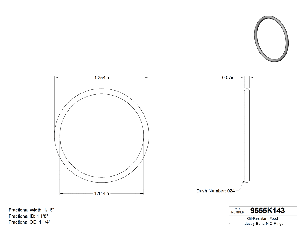 Technical drawing - 9555K143